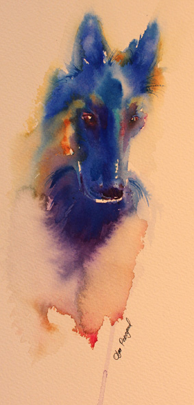 283x591 How To Paint Black Fur In Watercolour With Exciting Result Olga