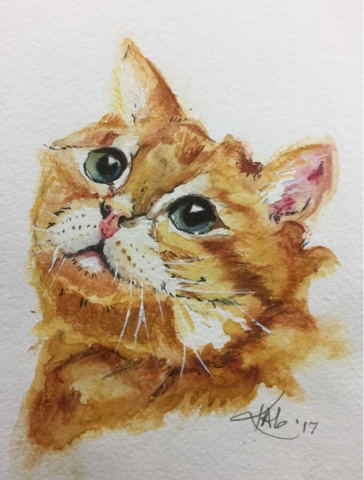 364x480 Brush Strokes How To Paint Cat Fur