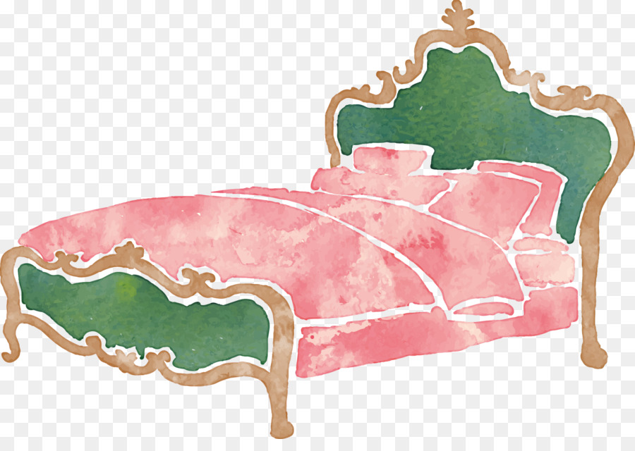 900x640 The Princess And The Pea Watercolor Painting