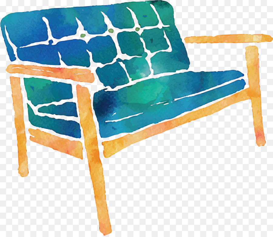 900x780 Couch Watercolor Painting Furniture Drawing