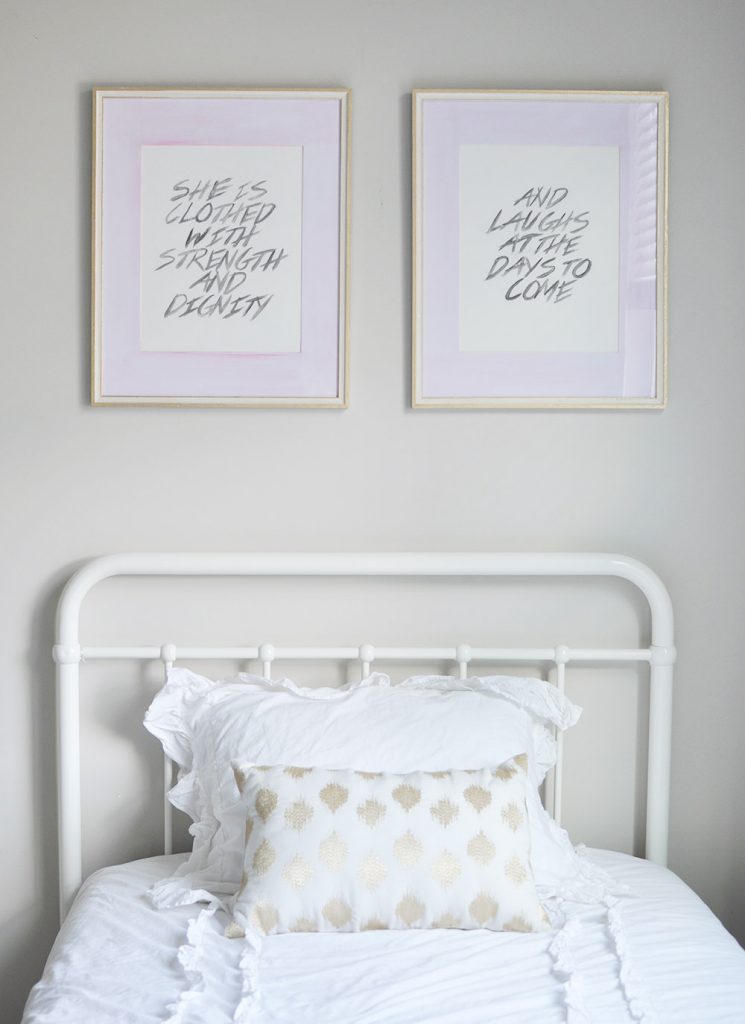 745x1024 Diy Watercolor Typography Tutorial