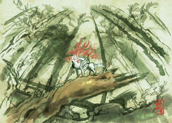 600x431 These Okami Prints Are Proper Video Game Art Kotaku Uk