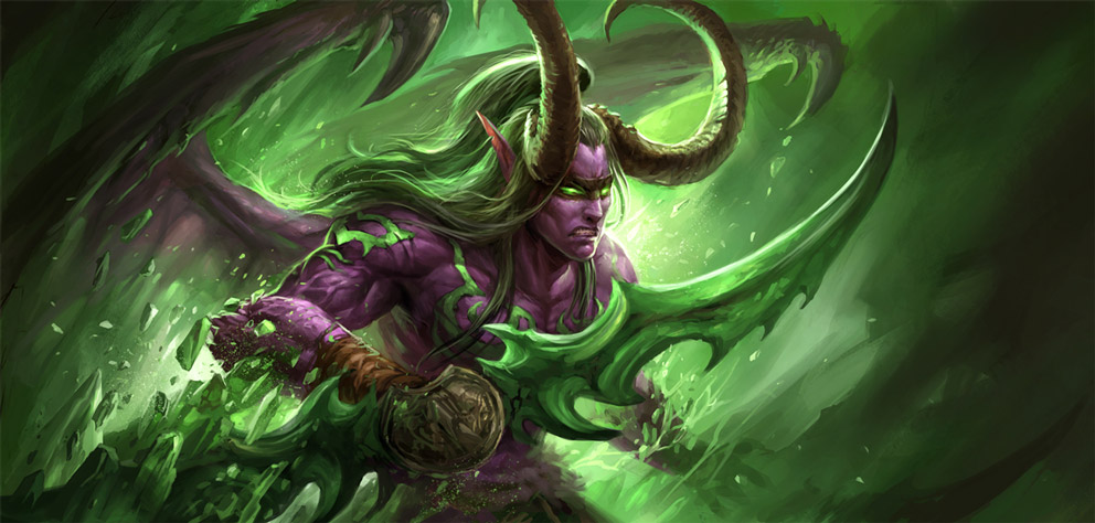 992x474 Video Game Art Illidan