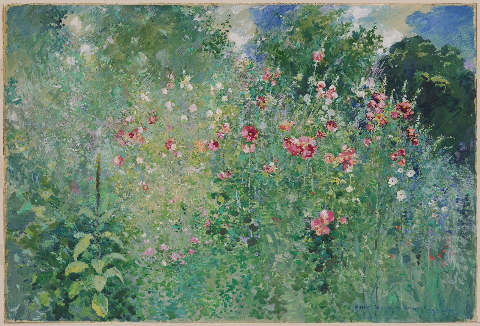 1600x1088 A Garden Is A Sea Of Flowers Museum Of Fine Arts, Boston