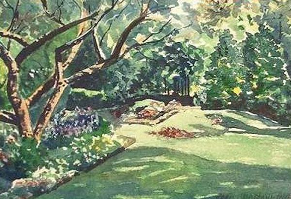 600x410 Thuya Garden Painting