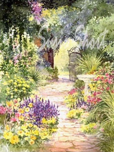 373x498 Watercolor Gardens