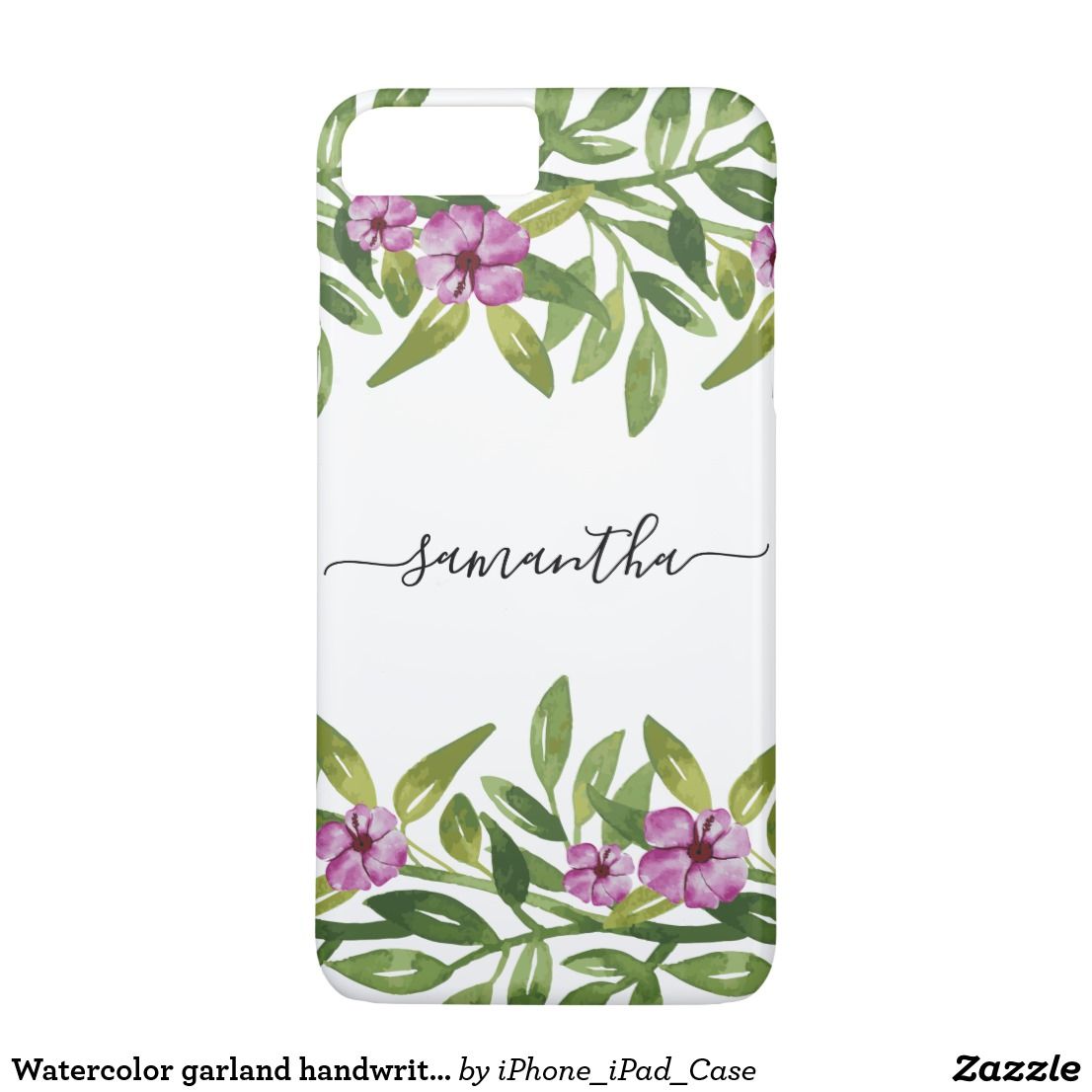1106x1106 Watercolor Garland Handwritten Calligraphy Floral Iphone 8 Plus7