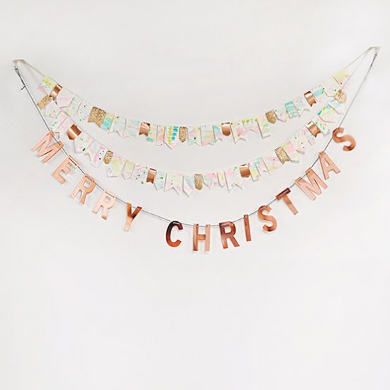 550x550 Merry Christmas Watercolor Garland Craftgawker