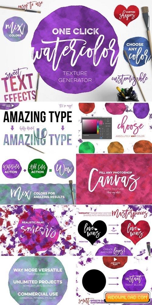 500x1000 Watercolor Texture Generator Free Download Free Graphic