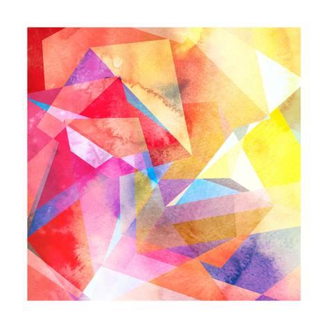 473x473 Abstract Watercolor Geometric Background Prints By Tanor27