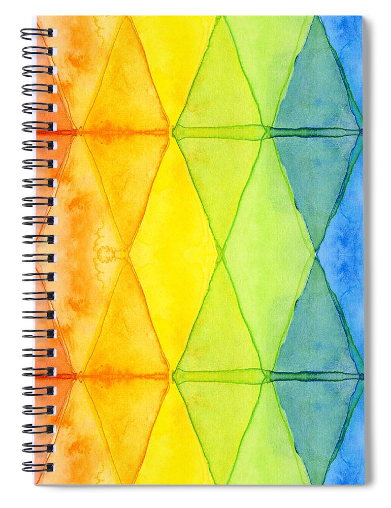 770x1000 Watercolor Rainbow Pattern Geometric Shapes Triangles Spiral