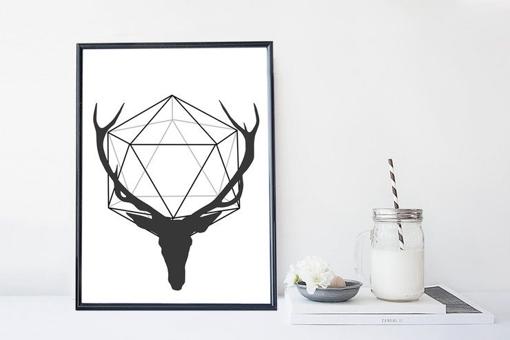 740x493 Beautiful Nature Themed Watercolor Illustrations Merged With