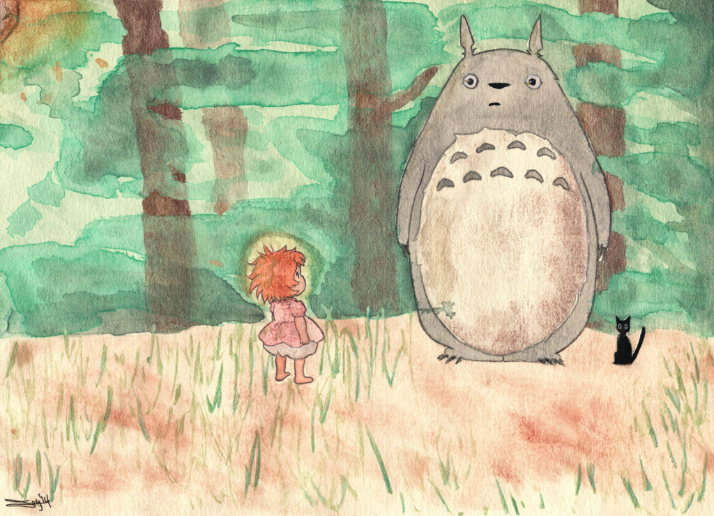 1024x740 Ghibli Watercolor By Mygodlives
