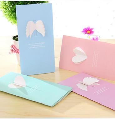 368x382 Creative Wings Creative Gilt Birthday Card Watercolor Blessing Can