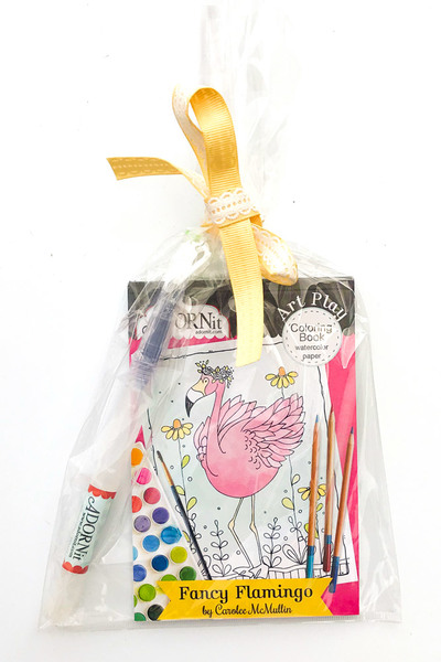 400x600 Flamingo Fever Watercolor Gift Set