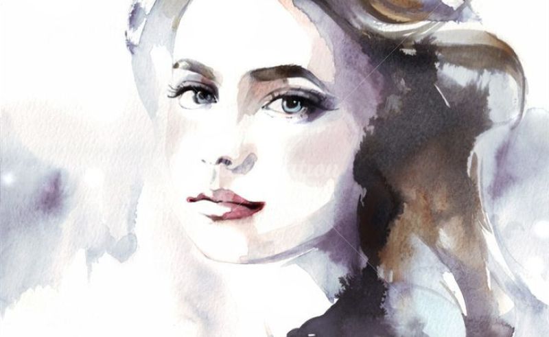 800x491 Watercolor Girl Face Beauty Within Clinic
