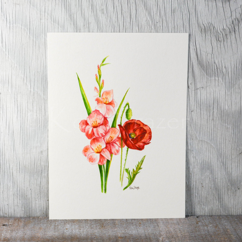 994x992 Gladiolus Clipart Wreath