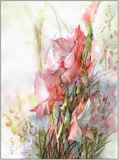 400x536 Gladiolus By Kosharik69