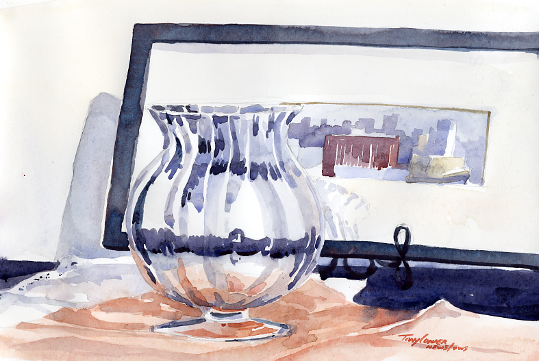 787x527 A Glass Watercolor Still Life Painting Vermont