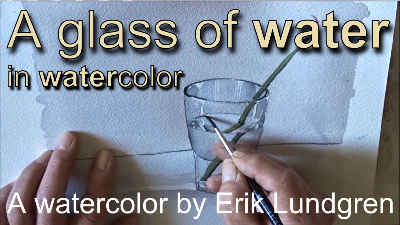 1280x720 A Glass Of Water In Watercolor