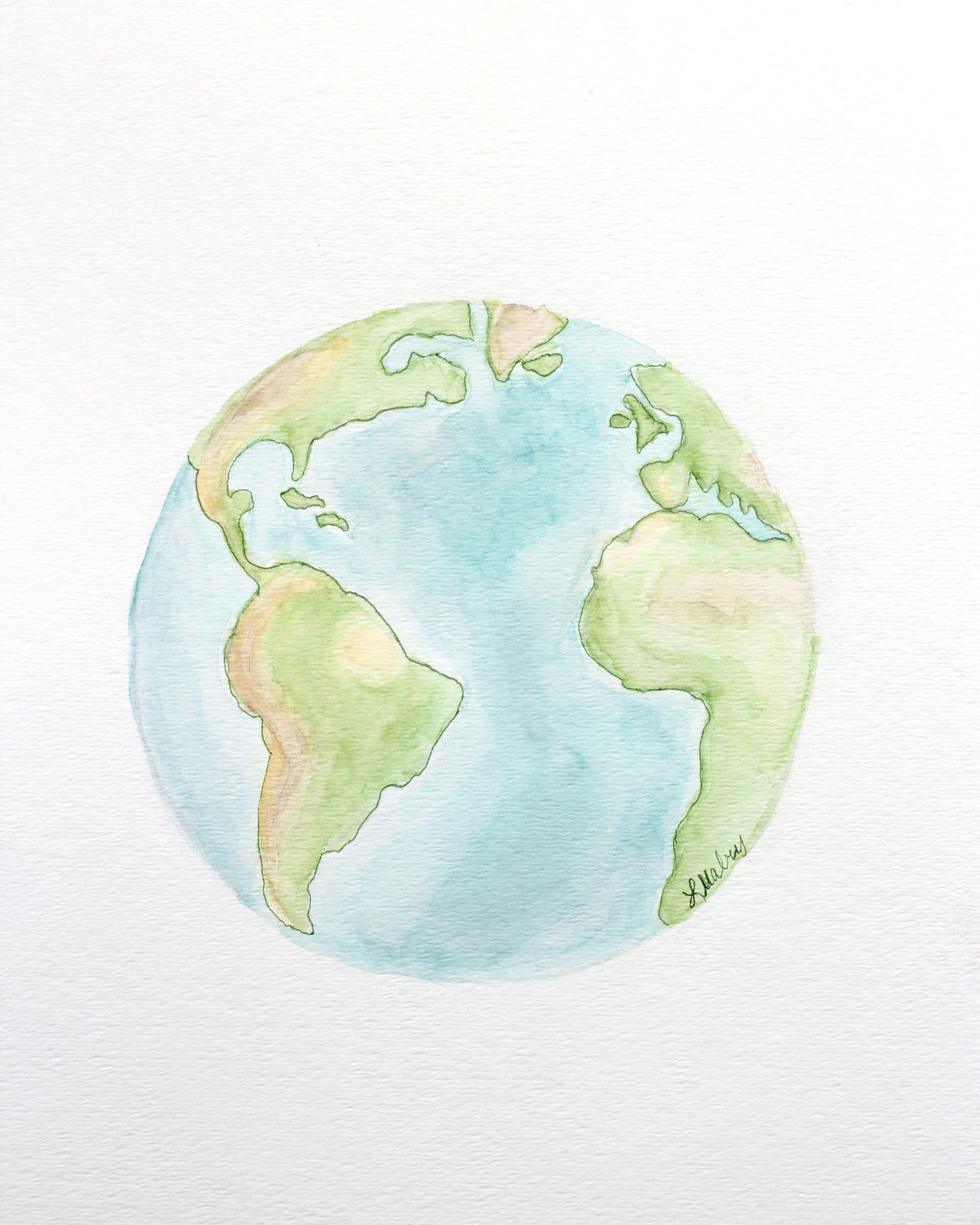 2400x3000 Watercolor Earth Printables Mabey She Made It