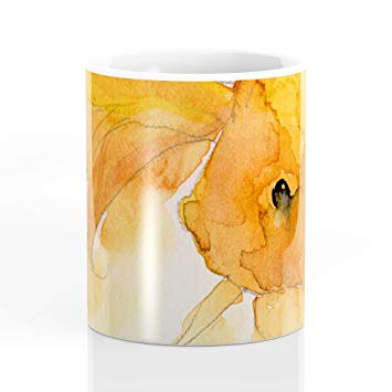355x355 Society6 Watercolor Goldfish 1 Mug 11 Oz Allen Harris