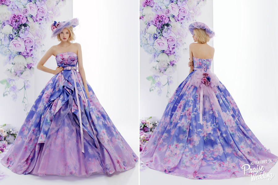 900x600 This Lavender Watercolor Floral Gown From Estique Is Making Us