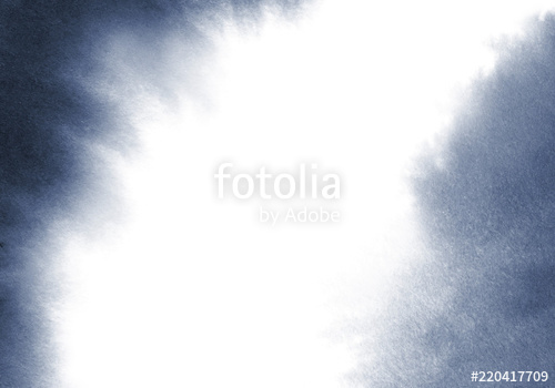 500x350 Indigo Watercolor Wash Texture. Hi Res Gradient Frame Background