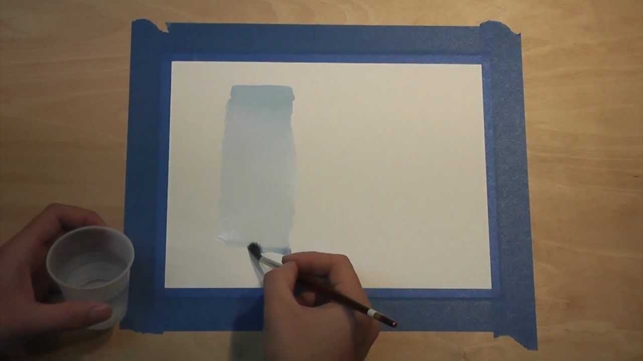 1280x720 Watercolor Graded Wash