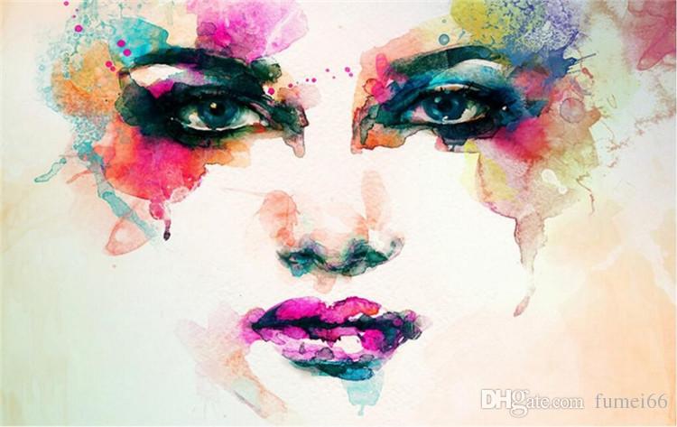 750x473 Photo Wallpaper European Art Graffiti 3d Watercolor Characters