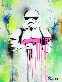 266x350 Stormtrooper Pink By Jp Malot (2018) Painting Acrylic