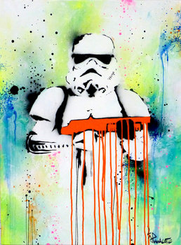 258x350 Startrooper Orange By Jp Malot (2018) Painting Acrylic