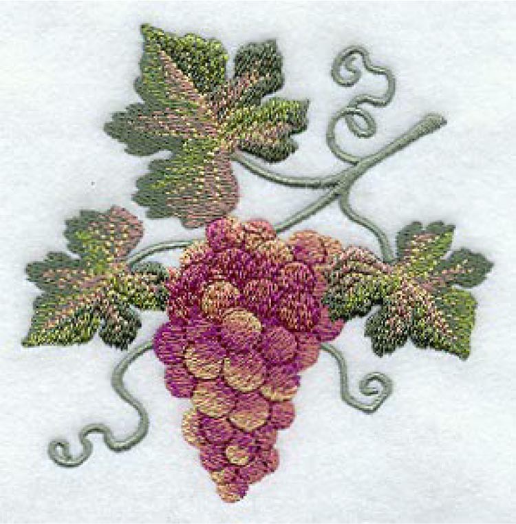 750x761 Grapes In Watercolor