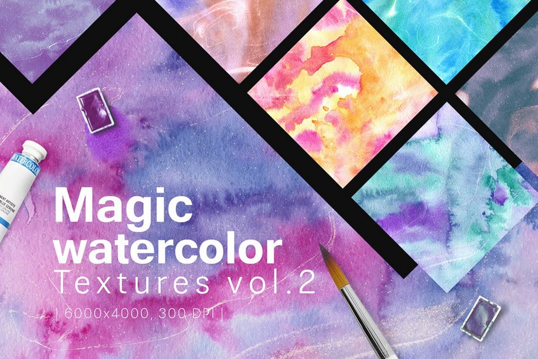 1100x733 Best Watercolor Background Textures Design Shack