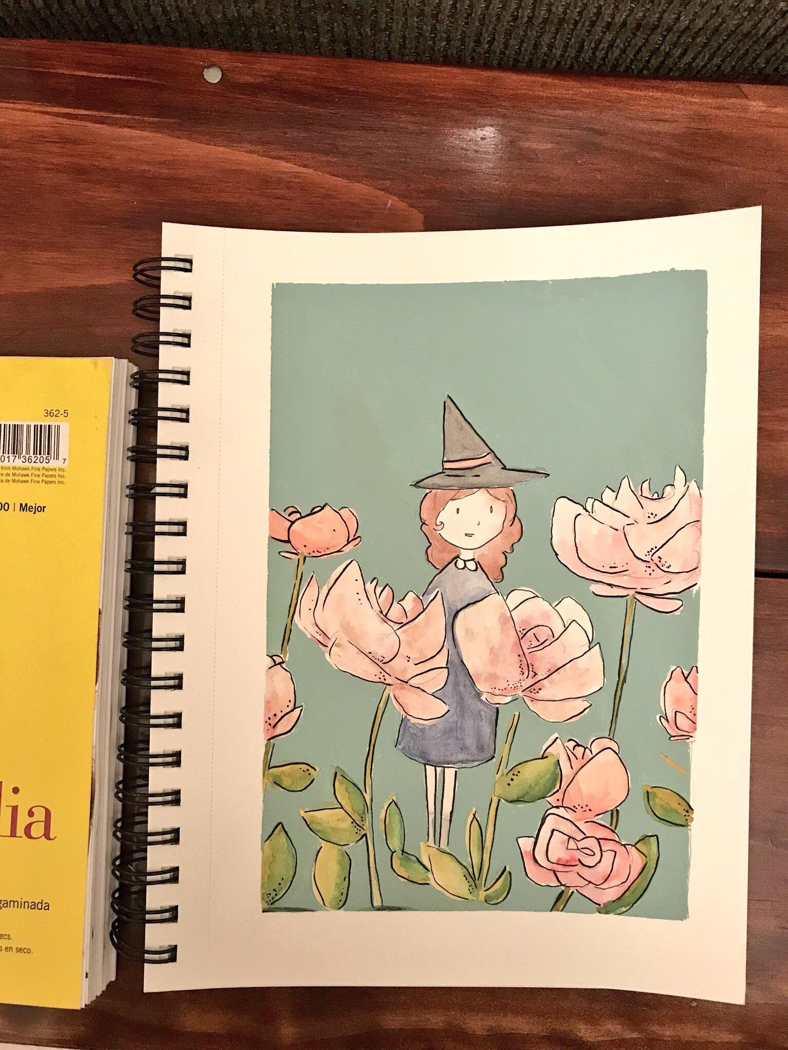 1536x2048 Thinking About Making A Graphic Novel (Watercolor And Gouache