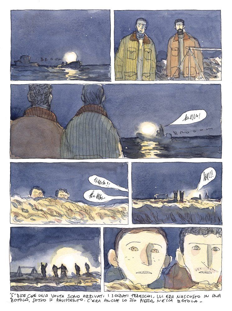 745x1000 Nice Loose Watercolor Style Graphic Novel. ~gipi Illustration