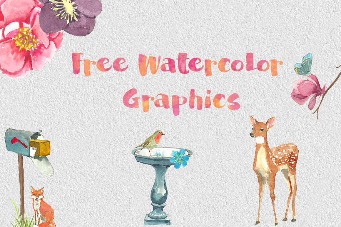 1160x772 Dlolleys Help Free Psd Watercolor Graphics Pack