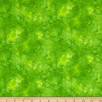 355x355 Timeless Treasures Solid Ish Watercolor Texture Lime