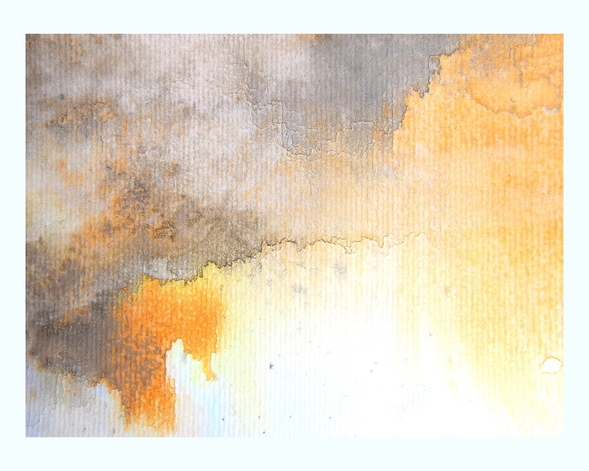 1200x960 Gold Amp Grey Watercolour Art Print 55max