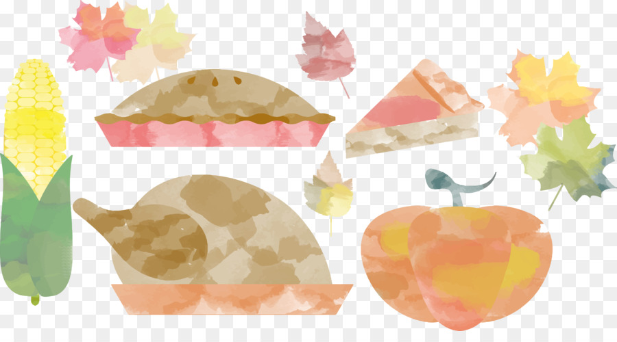 900x500 Watercolor Painting Thanksgiving