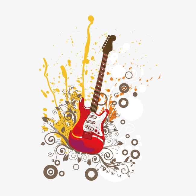 650x650 Watercolor Guitar, Watercolor, Drawing Material, Guitar Png And