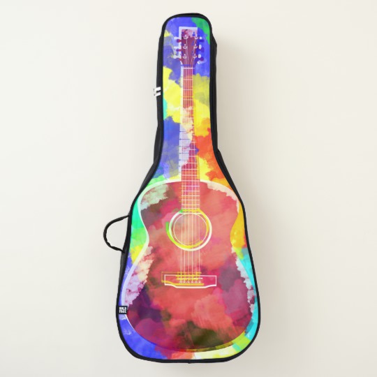 540x540 Watercolor Guitar Guitar Case