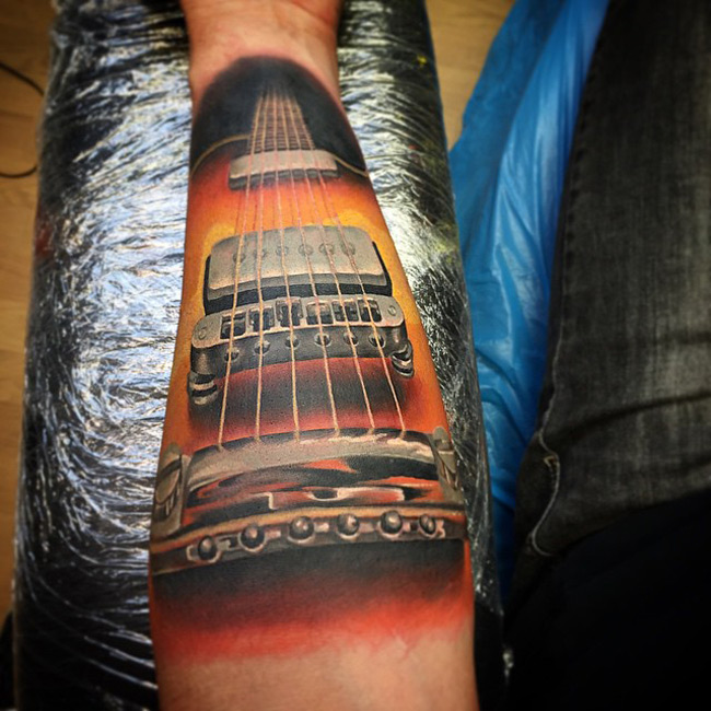 650x650 Guitar Best Tattoo Design Ideas