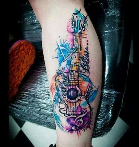 480x506 Pin By Will Roy On Tattoos Guitar Tattoo, Tattoo And