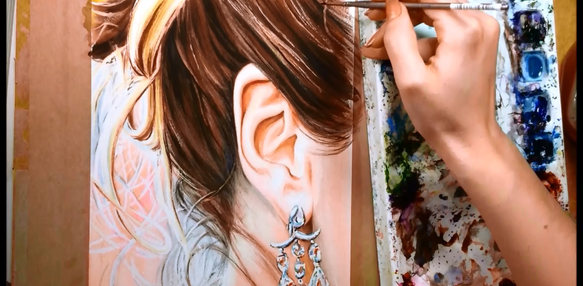 1920x944 How To Paint Hair And Ears