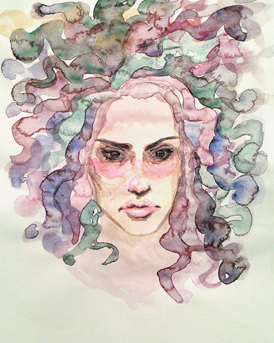 400x500 2008 06 09 Watercolor Hair Michael Joseph