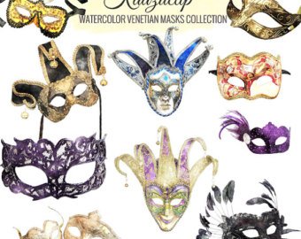 340x270 Watercolor Masks Etsy