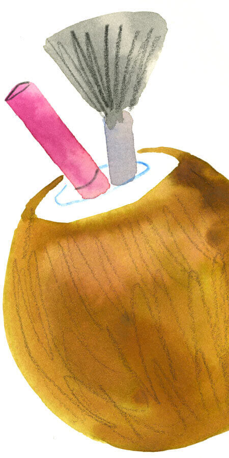 450x900 Coconut Oil Hair Mask