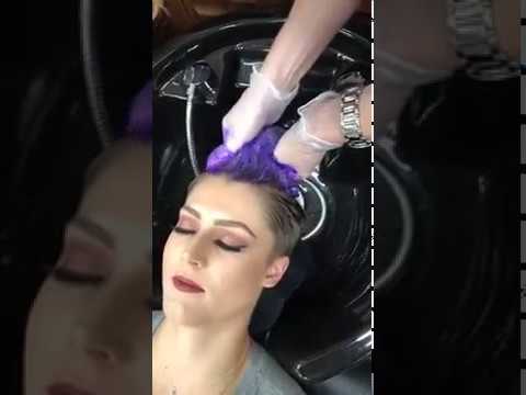 480x360 Hair Color Watercolors Hair Intense Shampoo Demonstration With