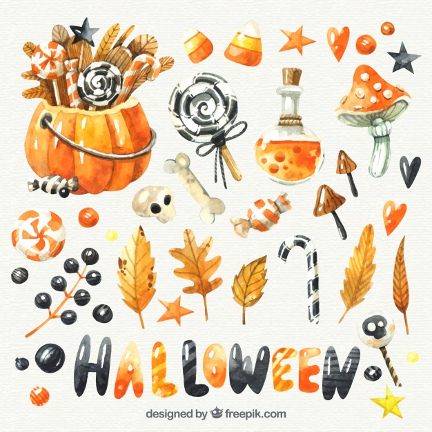 Watercolor Halloween